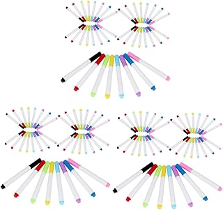 Ciieeo 120 Peças Marcador De Quadro Branco Apagável Borrachas Em Massa Para Marcador De Giz Borracha De Tinta Ponta Fina Marcadores De Apagamento A Seco Magnético Marcador De Apagamento