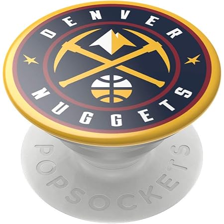 Amazon Com Popsockets Popgrip With Swappable Top For Phones Tablets Nba Denver Nuggets Logo