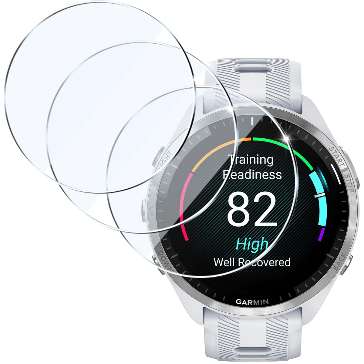 Amazon.co.jp: 対応 Garmin Forerunner 965 ガラスフィルム 3枚セット  