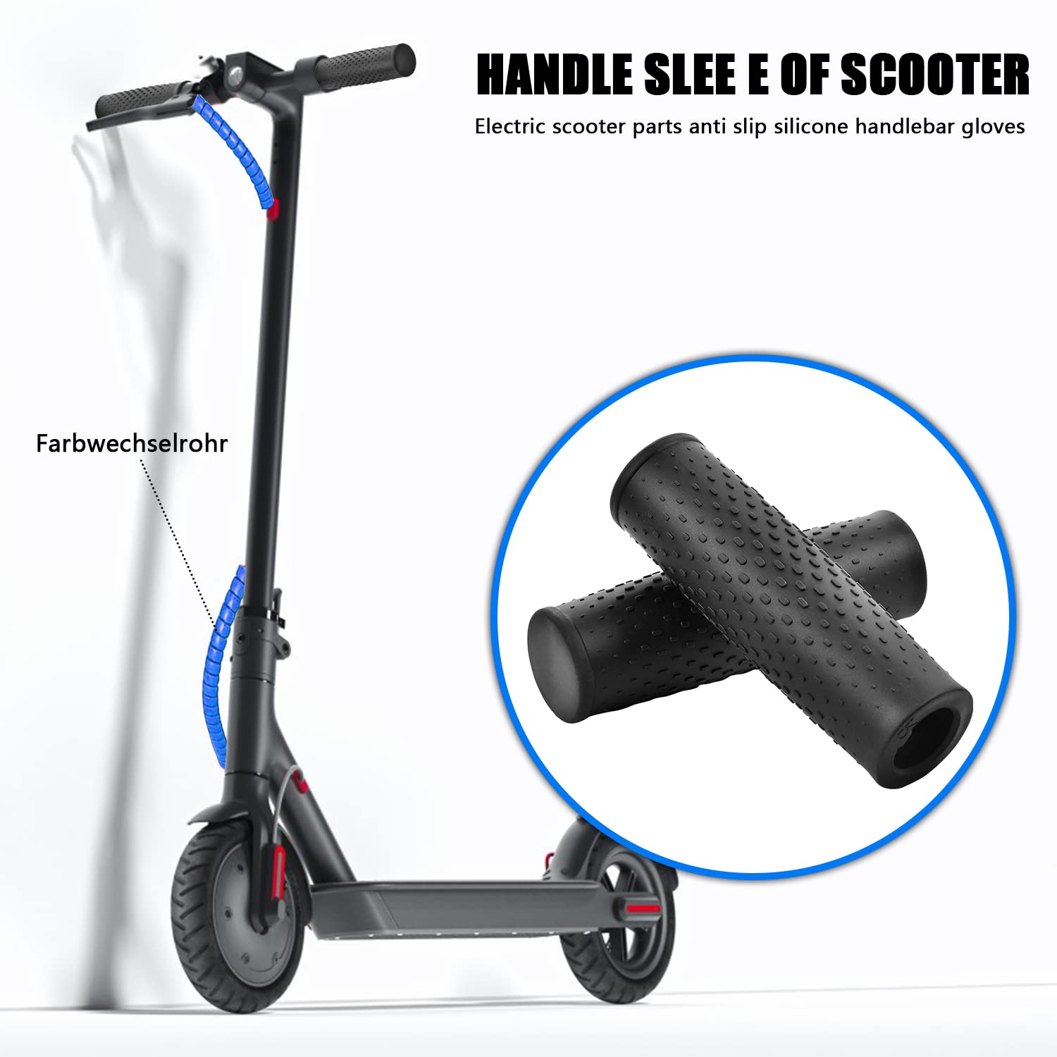 2er Pack Elektroroller Gasgriffe - Rutschfeste Scooter Griffe Für Mountainbiking