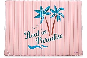 Giant Party Mat, Funsicle 8 ft Float in Paradise Rectangular Pool Float