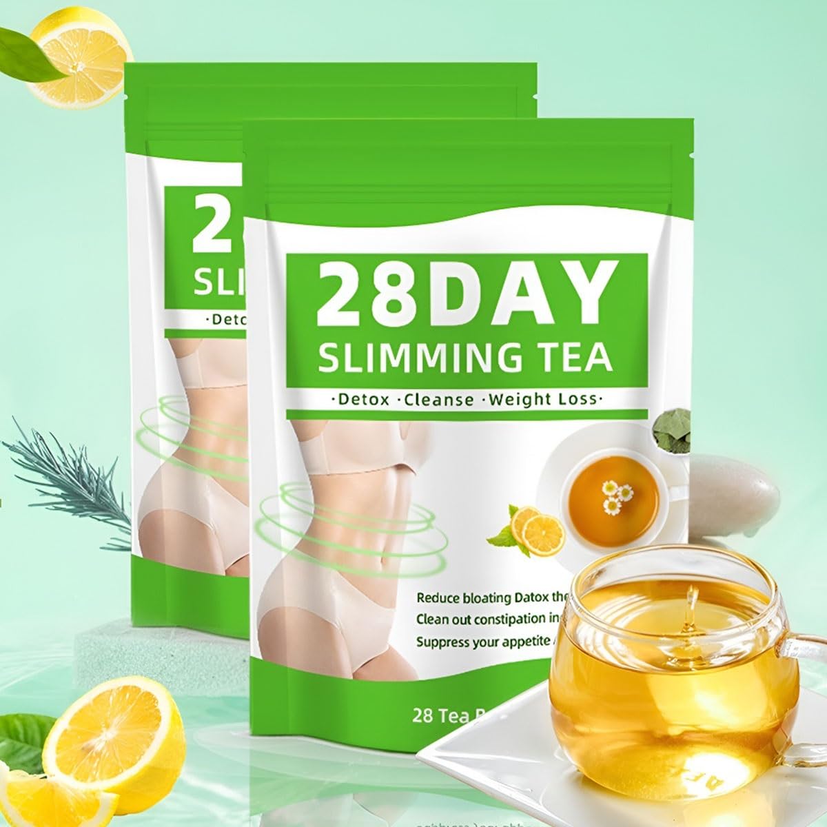28-dniowa Herbata Detoksykująca – Naturalna Ziołowa Herbata Odchudzająca Dla Codziennego Dobrego Samopoczucia I Delikatnego Oczyszczania(3PCS)