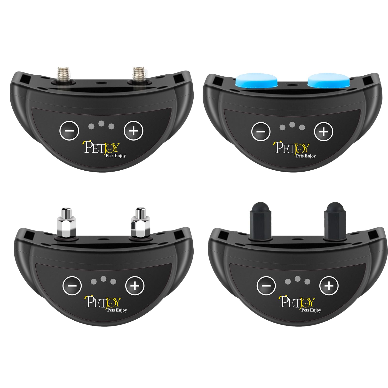 PetJoy Dog Bark Collar, Automatic Barking Collars, Anti Bark Shock Collar, Barking Training Collar with Beep and Shock, Humanely Activated 7 Times (with Gradually Increasing Intensity)