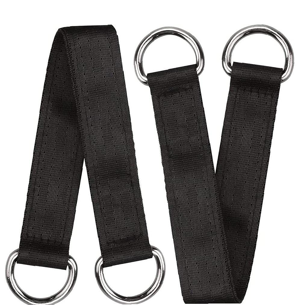 Eaarliyam Tree Swing Hanging Straps Adjustable Heavy Duty Strength Hammock Straps with Hooks 2PCS