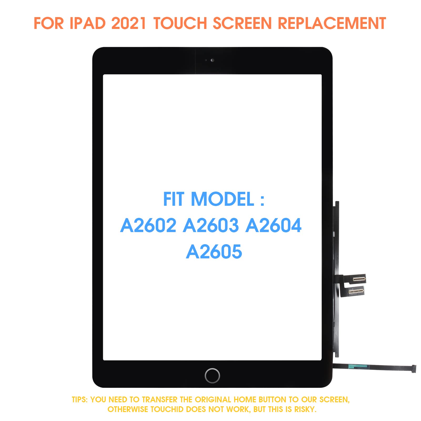 Amazon.com: for iPad 9 9th Gen Screen Replacement,Touch