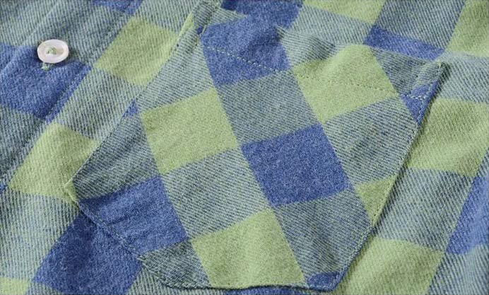 Unisex Kids Plaid Shirt Long Sleeve Button Down Flannel Shirts Toddler Casual Blouse Top for Boys Girls4