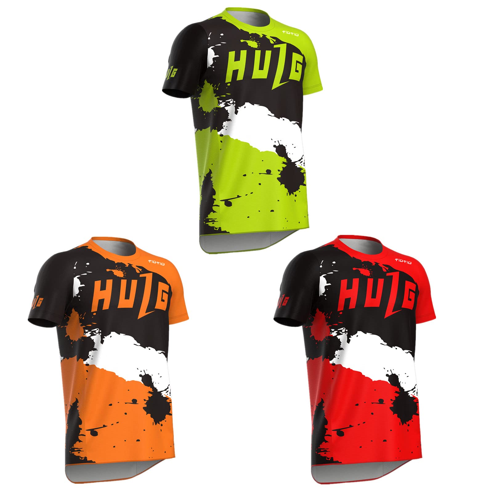 Maglia MTB Da Uomo Manica Corta, Maglia Da Discesa, Abbigliamento Da Bici Da Uomo Abbigliamento Da Ciclismo/motocross Maglia Da Mountain Bike MTB BMX