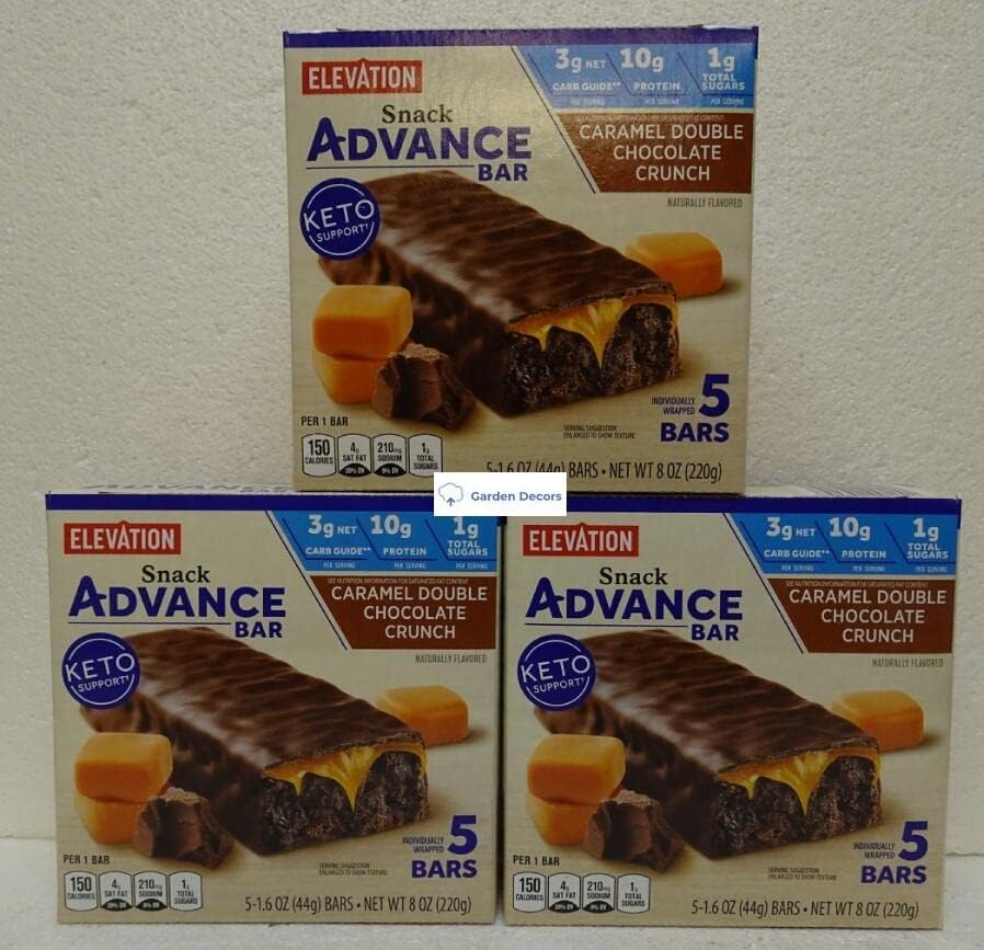 Elevation Caramel Double Chocolate Crunch Snack Advance