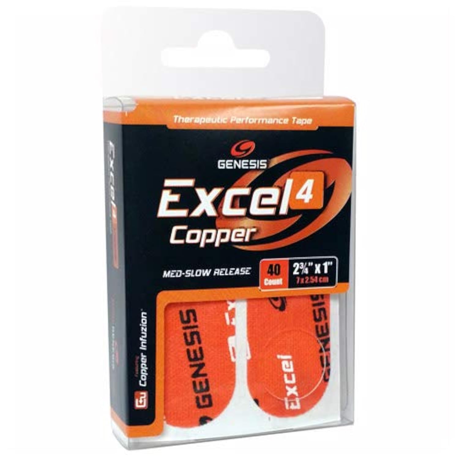 Genesis Bowling Excel Copper Performance Tape - Orange