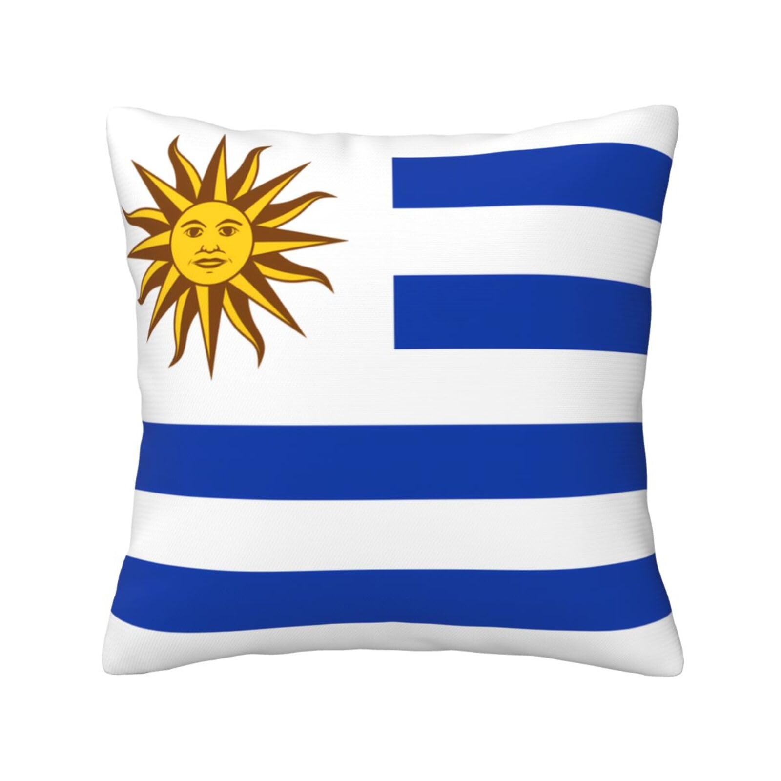 SXZVVBN Flag of UruguayDecorative Square Sofa Cushion Covers