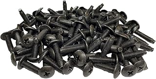 RackGold 10-32 Rack Screws 100 Pack - USA Made &