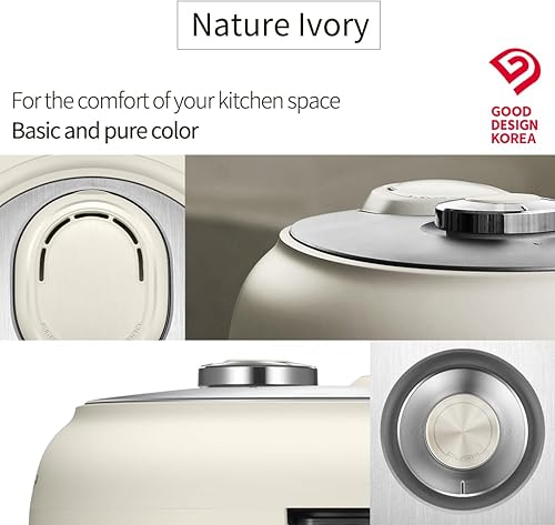 Miniatura 4 de CUCHEN CRT-RPK0640IUS 6 tazas (1.2 cuartos de galón) 6 personas que sirven  Elaborado por expertos para cocinar varios granos  2.1 olla de arroz IH