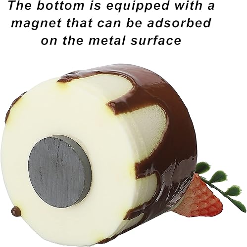 Miniatura 2 de HFEHSKJ 6 piezas de modelo de cupcakes falsos, modelo de comida falsa para pastel de simulación de postre para exhibición de bodas en el hogar,