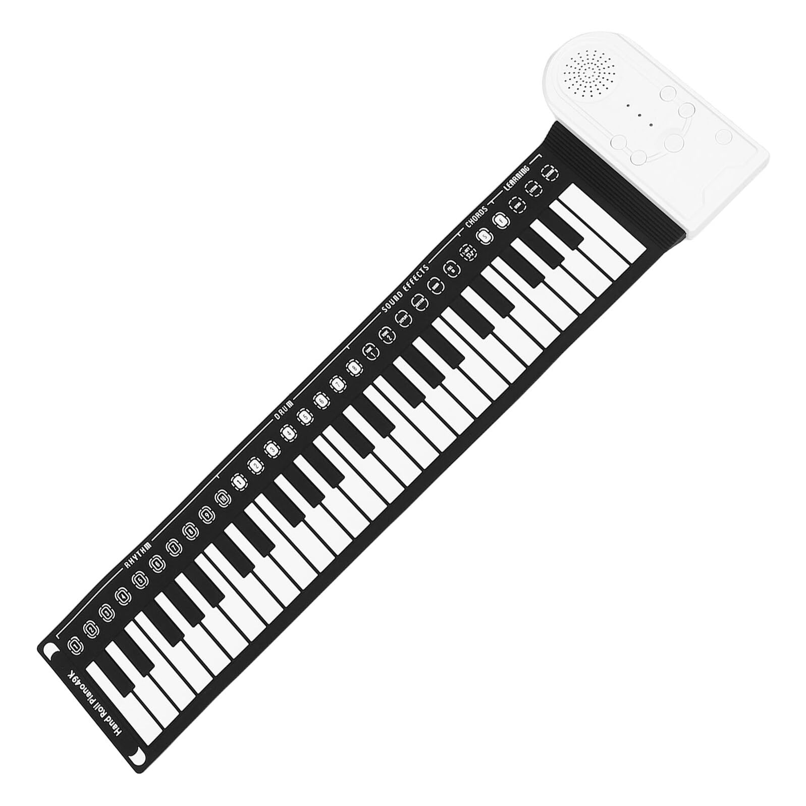 Aufrollbares Silikon Klavier mit 49 Tasten für Anfänger | Faltbar, für Unterwegs und Outdoor Auftritte, Digitales Rolle Up Piano für Kinder und Lehrer