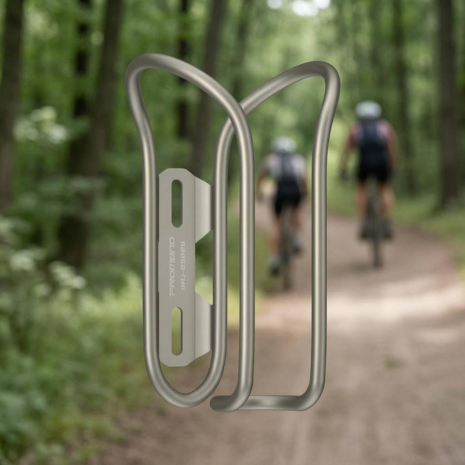 Portaborraccia in Titanio Piastra Asolata Porta Borraccia Bicicletta Finitura Finitura Brillante Supporto Bottiglia Acqua Bici