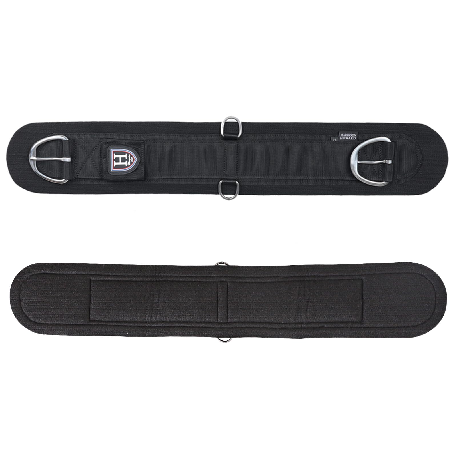 Paracorde Western Show WOW 1/2 Pouce Noire Avec Boutons En Crin De Cheval - Neuve