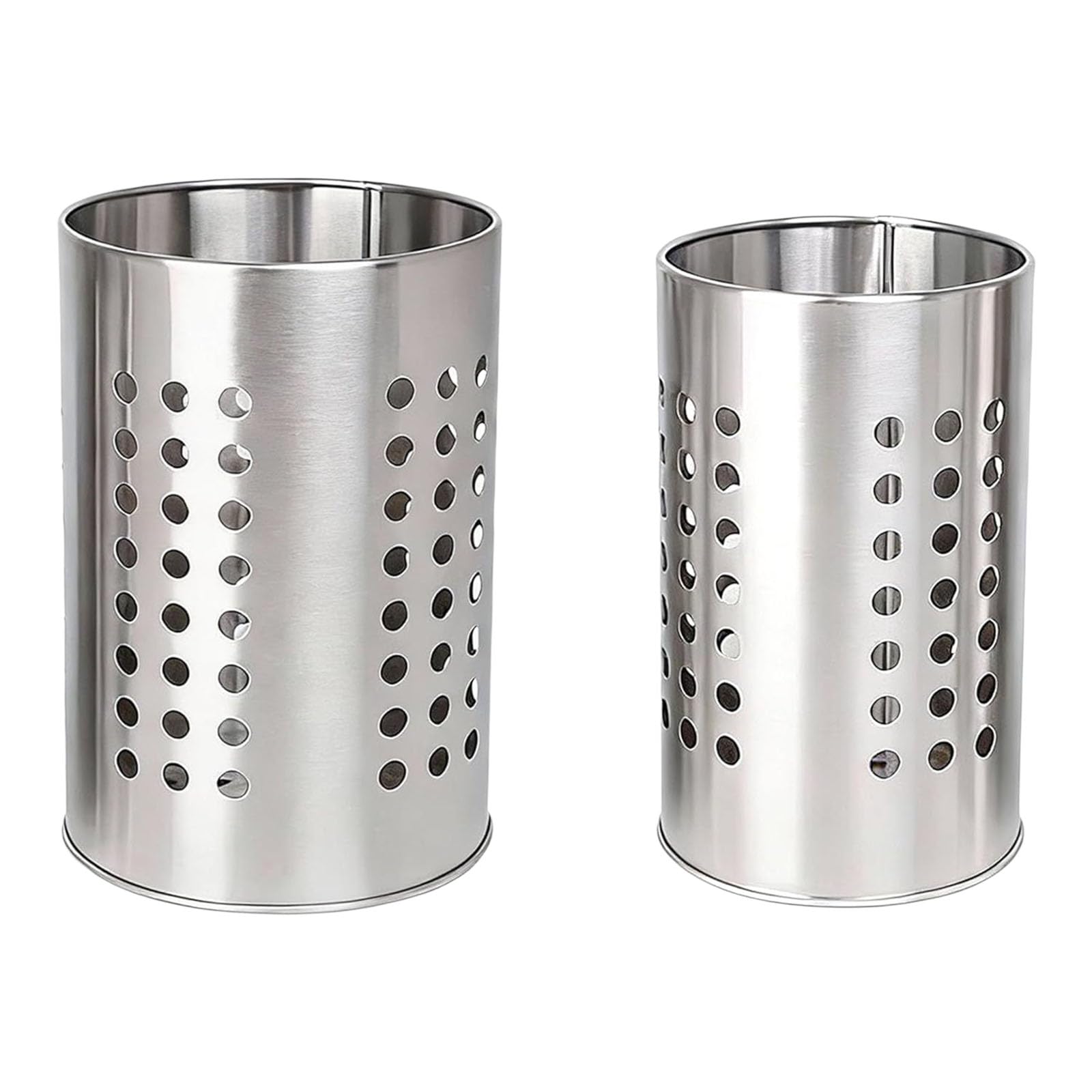HZBB 2Pcs Multipurpose Stainless Steel Spoon Hygienic Storage for Home and Restaurant Utensil Organizers