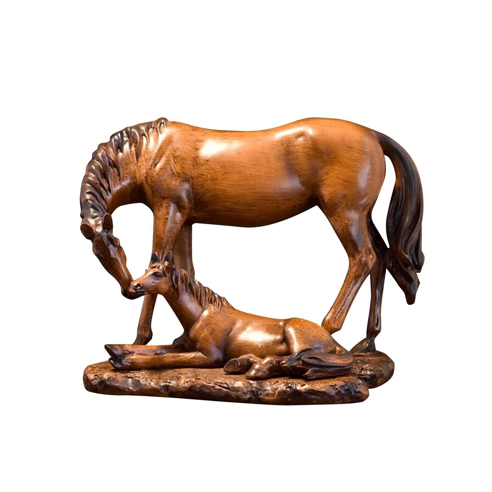 Dekoracja biurka, figurka konia, rzeźba zwierząt, żywica syntetyczna, rzemiosło artystyczne, ornamenty, figurki dekoracyjne, rzeźby i akcesoria dekoracyjne