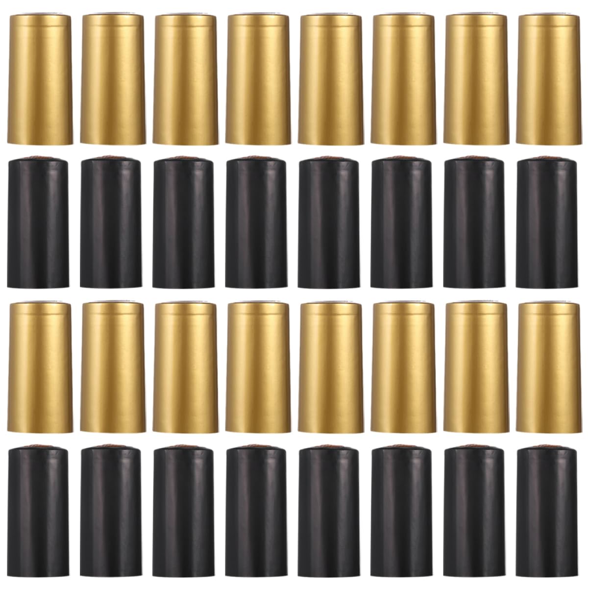 KICHOUSE Bottle Cork Tops Alternative 100pcs Heat Shrink Caps Wine Bottle Shrink Tops