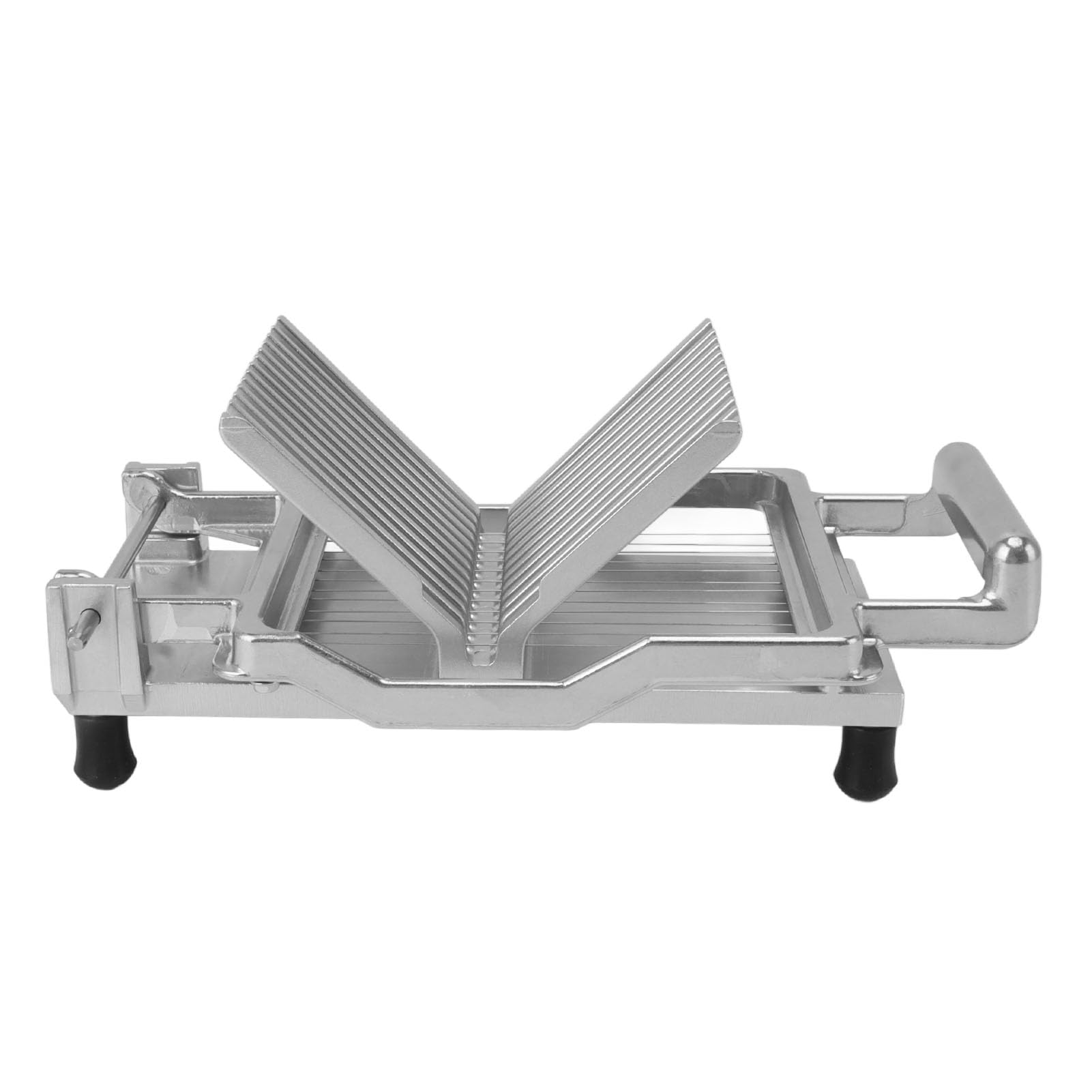 Alomejor Manueller Edelstahl-Käseschneider, Langlebiger, Modischer Handgehaltener Toastbrot-Sandwichschneider für den Heimgebrauch in der Küche (10mm)