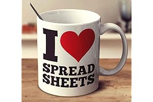 I Love Spreadsheets 11 oz. Coffee Mug [L16b9w 83918]