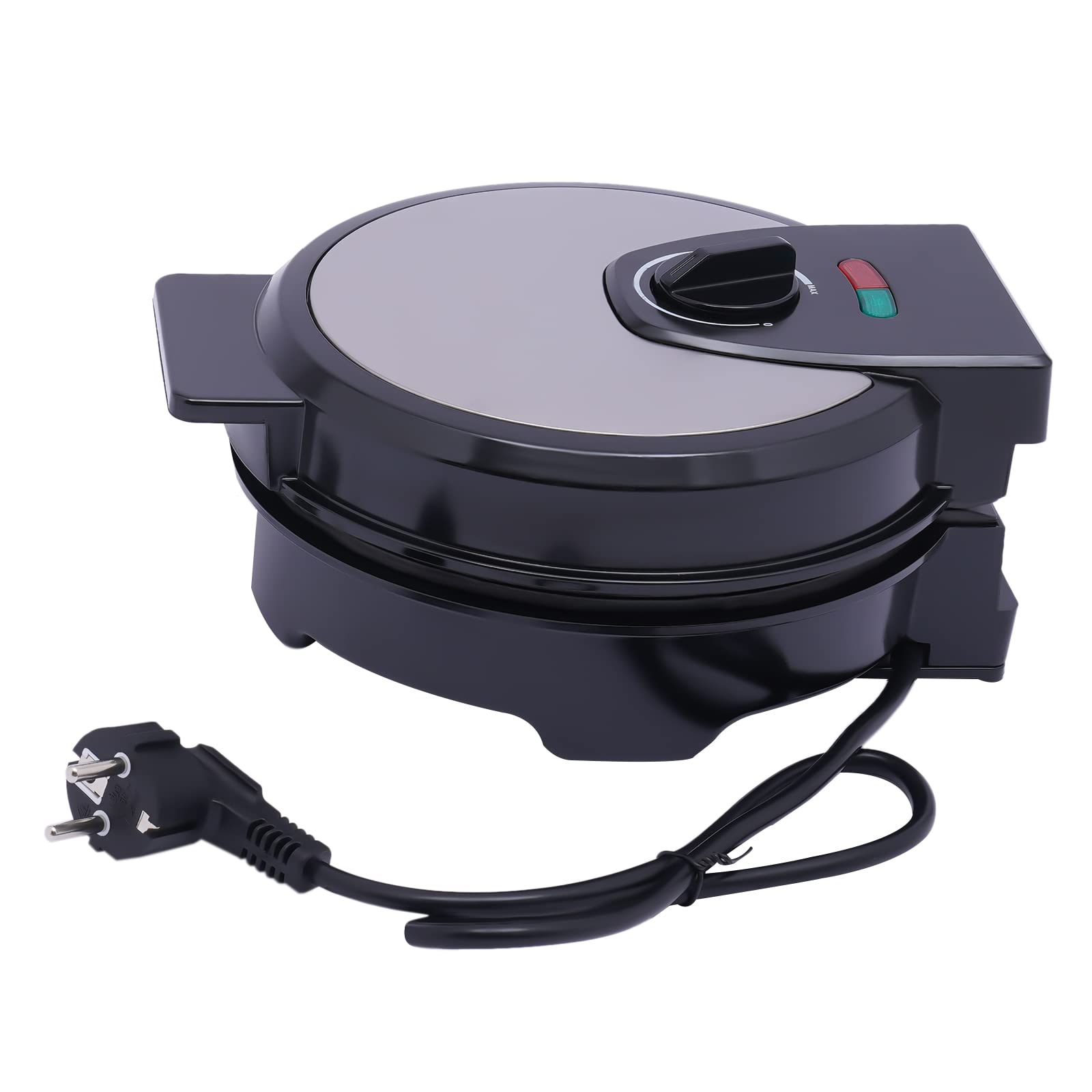 Gofrera para waffles de hielo, gofrera eléctrica y cono, hierro con cuernos, gofrera para helados, gofres de 1200 W para conos de helado, bolsas de huevos, bolsas de gofres