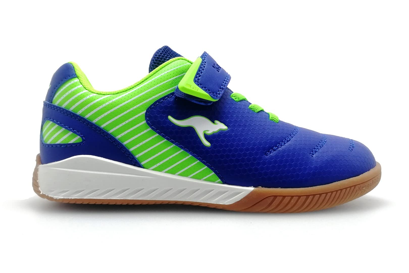 KangaROOS Unisex K5-Speed EV Sneaker, Navy/Lime, 5.5 UK
