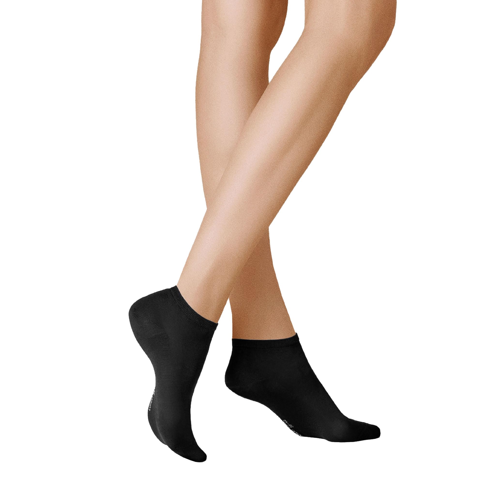 KUNERT Women's Finest Cotton Skin-friendly Socks, Black 0070, 39-42