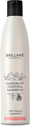 Brillare Professional Dandruff Control Shampoo With Salicylic Acid For Men And Women | Relieves Scalp Irritation & Itchiness | Prevents Flakes | Controls Oil And Sebum…