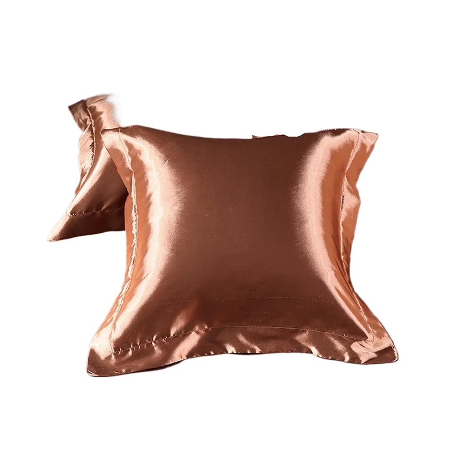 Silk Pillowcase Silk Satin Square Pillowcase Throw Pillow Pillowcase Solid Color Washed Silk Simulation Silk 50x50cm