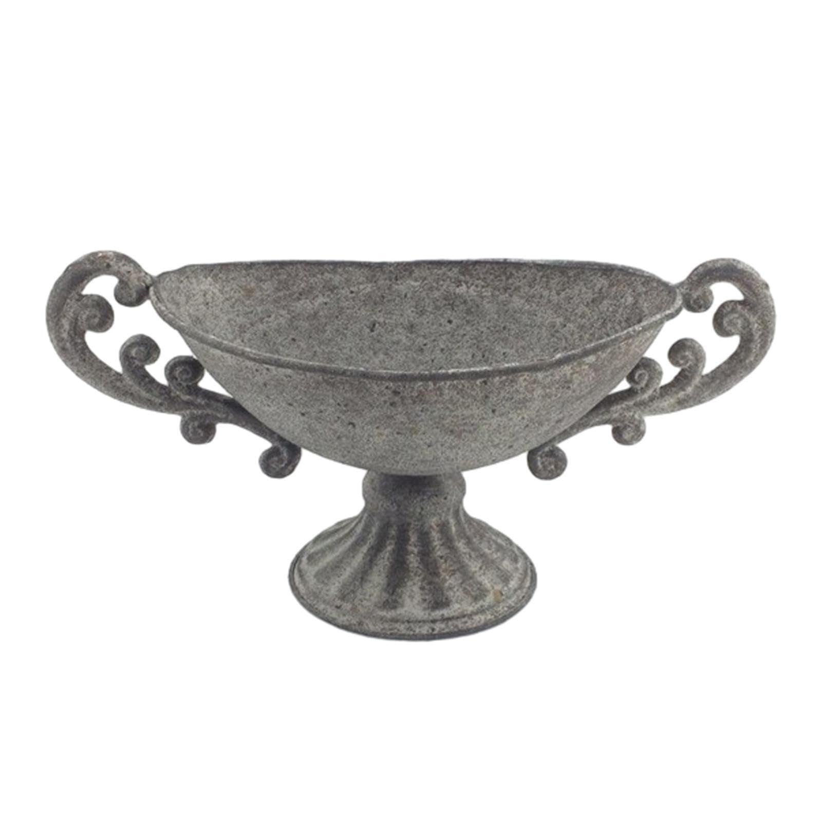 TWISAXC Urn Vase Flower Urn Vase Flower Arrangements Decorative Displaying Fresh Flowers At Events Product Is European Retro Styles Iron Pot Indoor Plant Vases Planters, 26.8x13cm