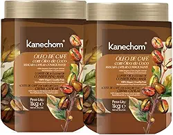 Máscara Condicionante Óleo de Café com Óleo de Coco 1kg Força, Crescimento e Nutrição (Kit c/ 2)