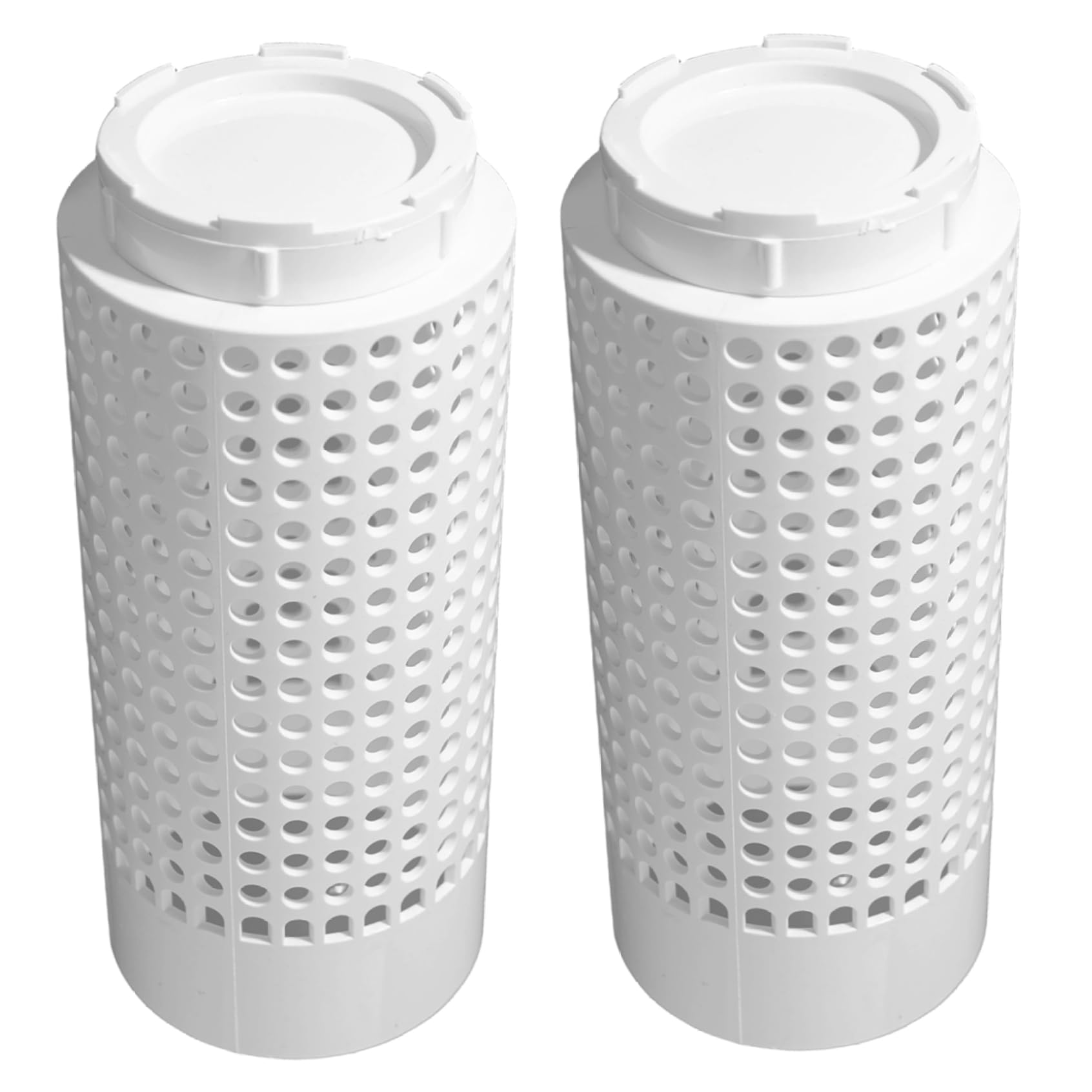 Tsawntd 2Pcs Worm Farm with Holes, PVC Underground Worm Composting Bin with Secure & Sturdy Lid Outdoor Vermicomposting Bin for Garden Beds & Home Use Farm for Kids