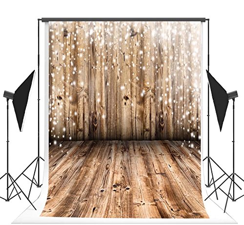 7 x Sim2 SM3 W (2.1 x 3 m) hellbraun Holz Boden und Wand Foto Hintergründe keine Falten Photography Hintergrund für Hochzeit wd00024b