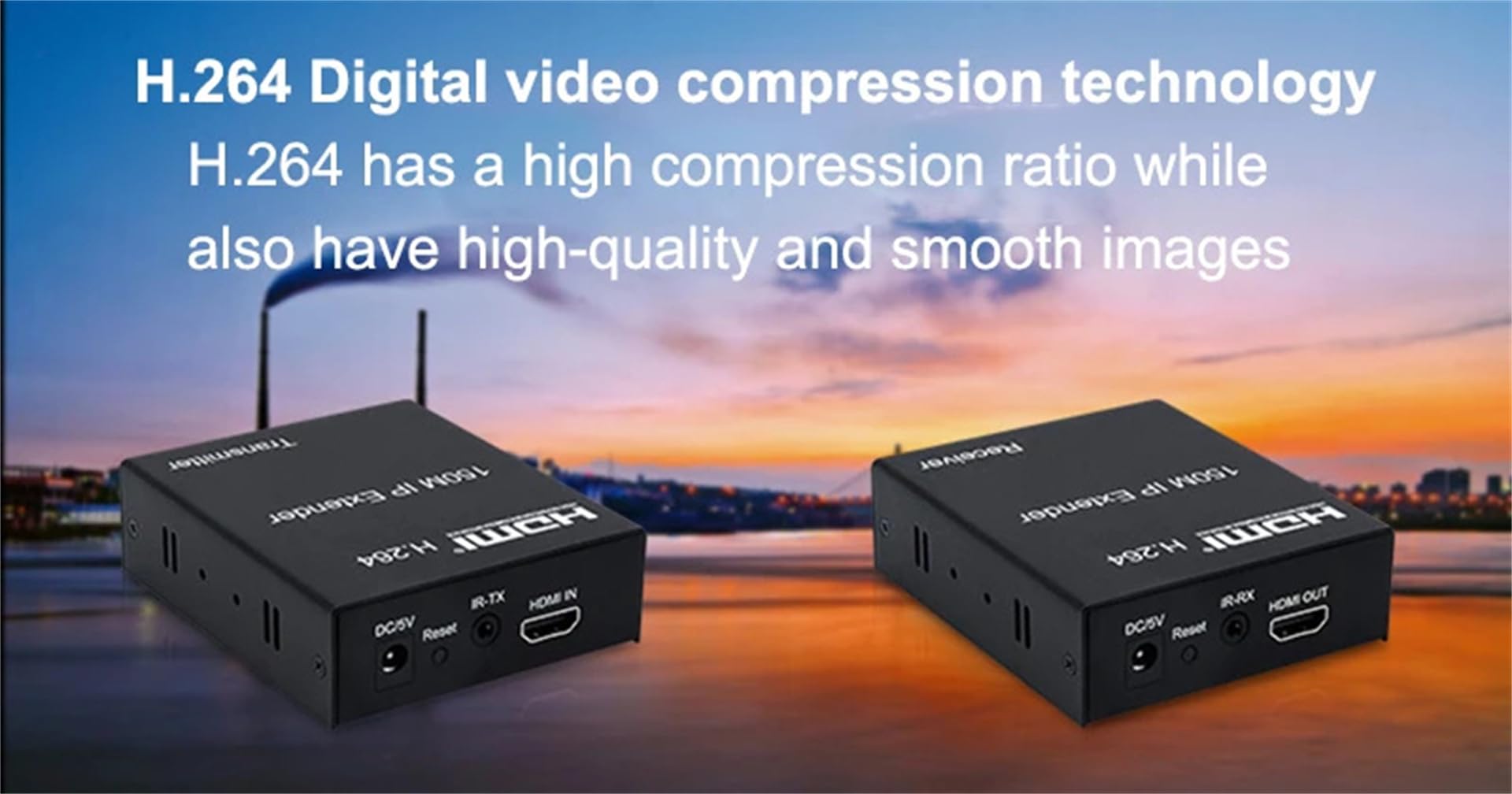 1080P 150M HDMI IP Extender, przez sieć Ethernet RJ45 Cat6 Cat6 6a Przedłużenie kabla przez przełącznik 1 nadajnik do Multi odbiornik do PS4 Laptop TV (TX+RX)