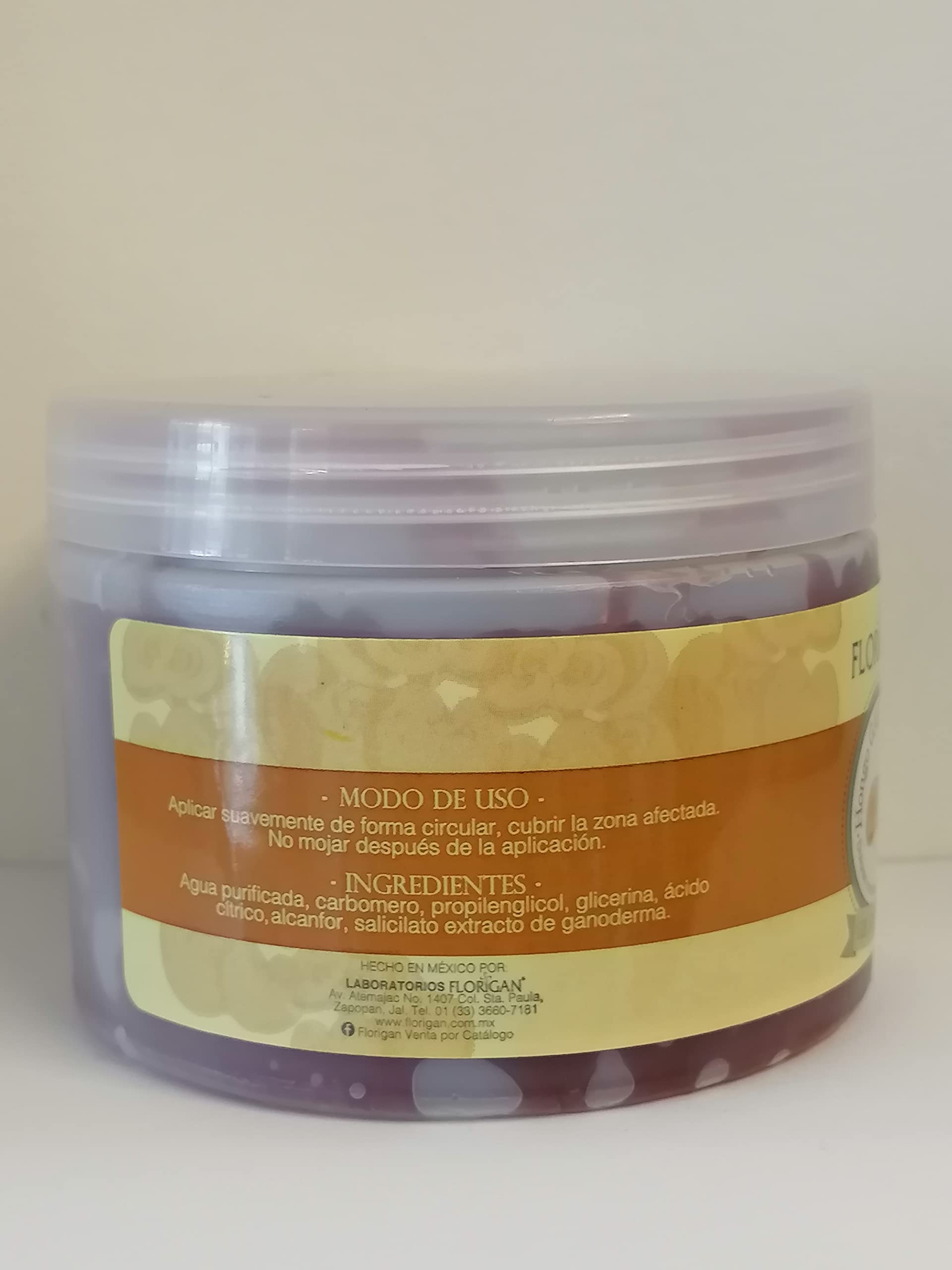 Relaxing Muscle Massage Gel Ganoderma Florigan® 350grs.