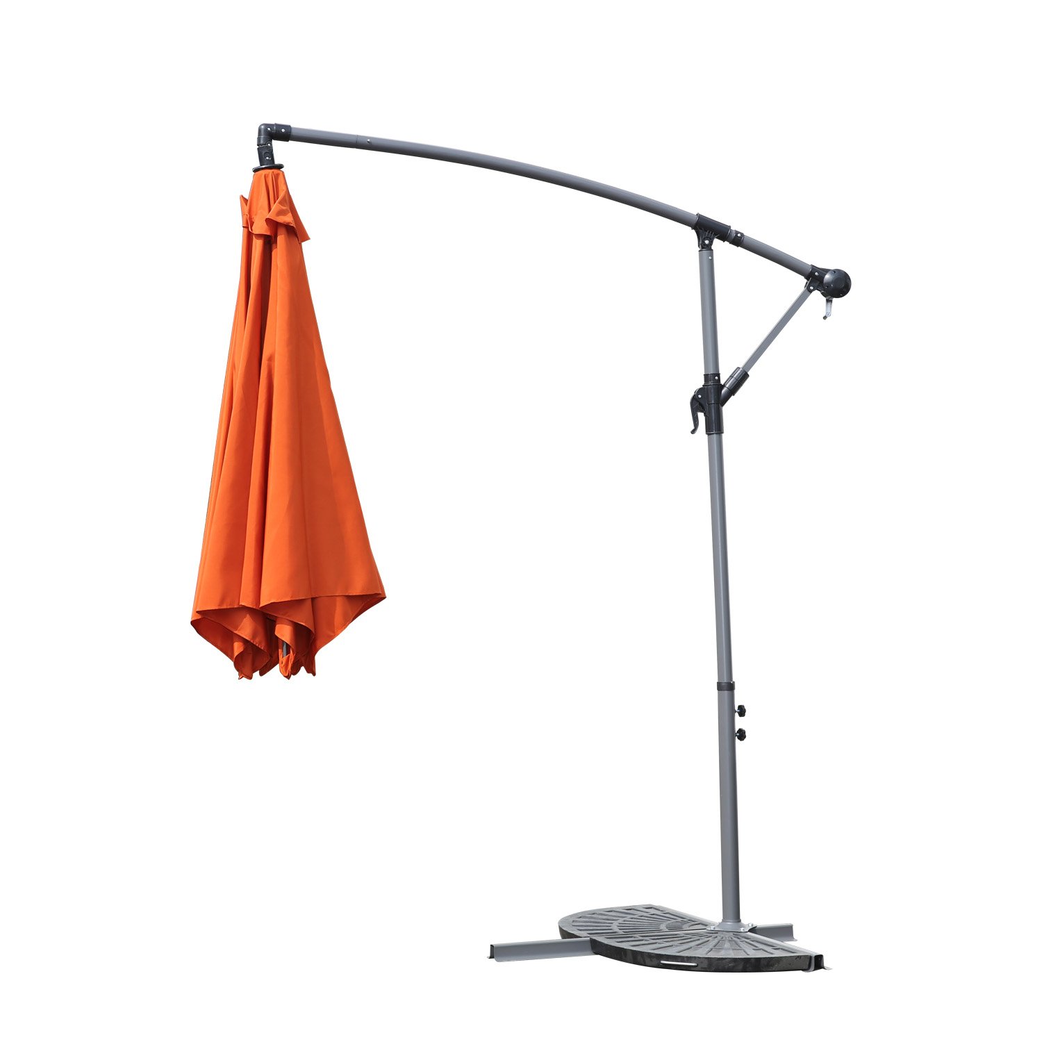 Angel Living 3M Jardin Cantilever Sombrilla Patio Exterior Paraguas Colgando Banana Sun Shade