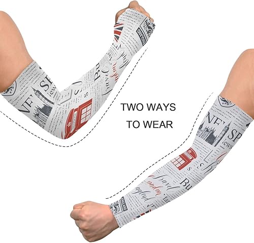 Miniatura 4 de Mangas de brazo de flores de libélula para cubrir los brazos para mujeres y hombres, mangas de jardinería antideslizantes para deportes