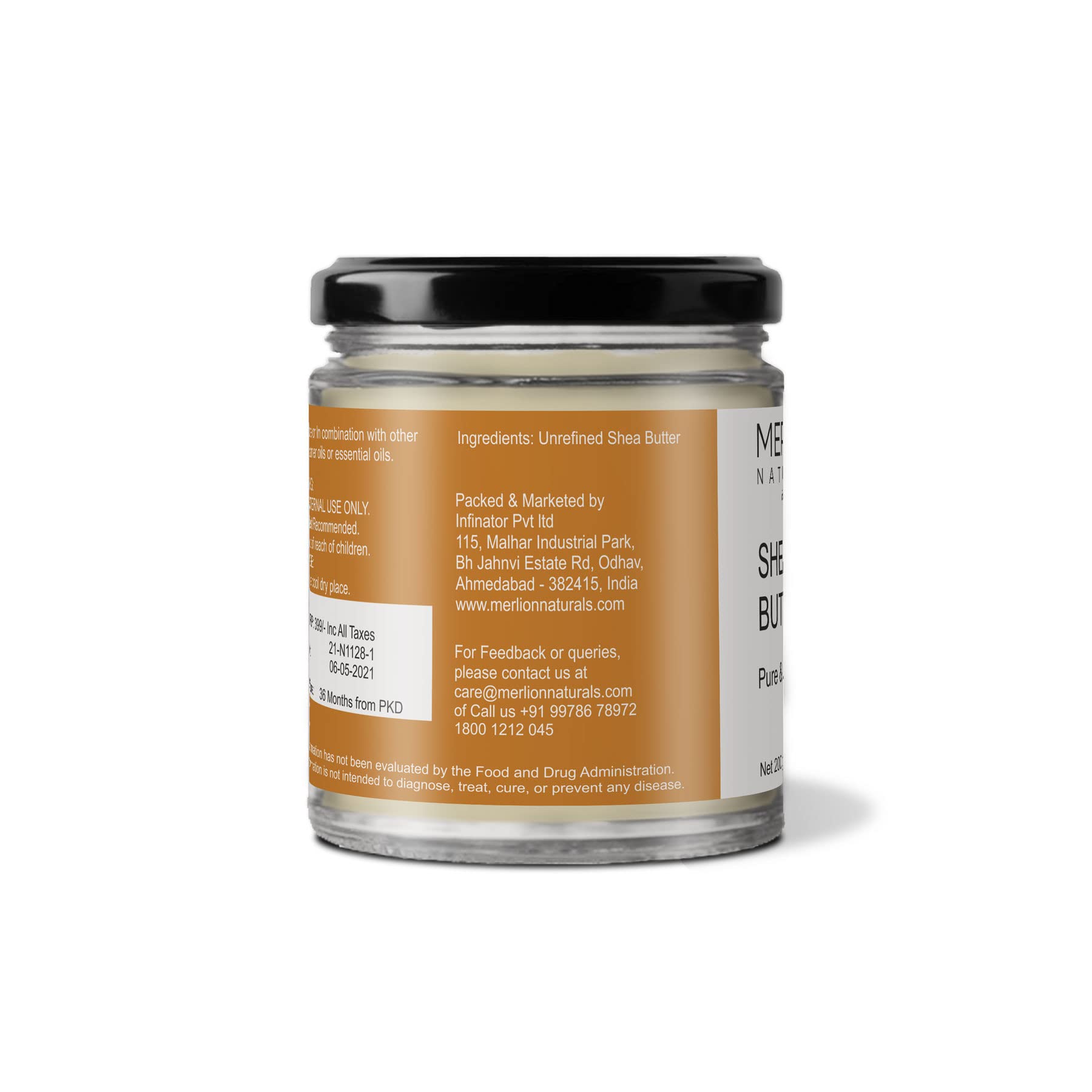Merlion Naturals Shea Butter, Pure, Unrefined 150gm - Image 6 thumbnail