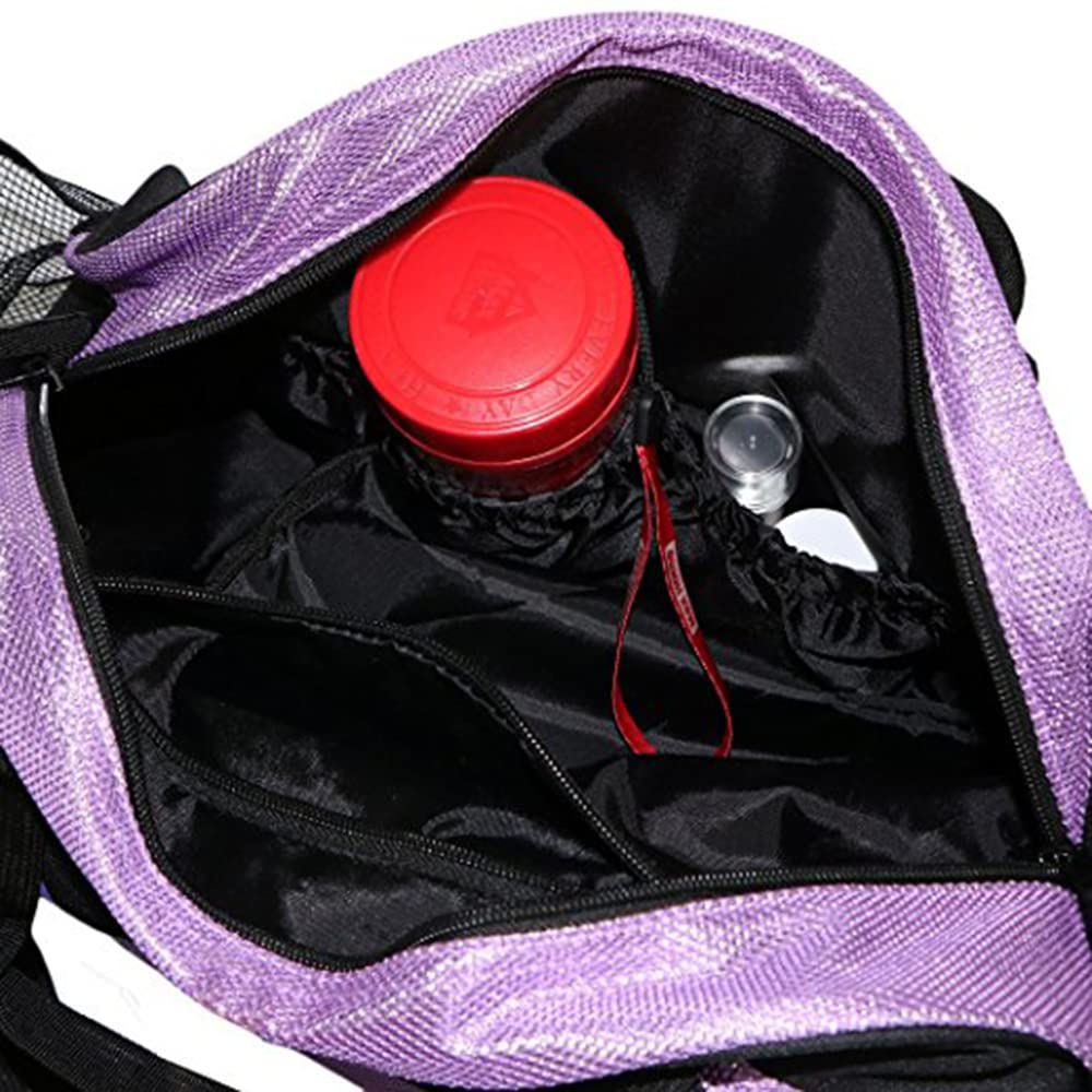 Tanztasche für Mädchen, Sport, Turnbeutel für Damen, Yoga-Tasche, Übernachtungstaschen für Mädchen, Wochenendtaschen, violett, Medium