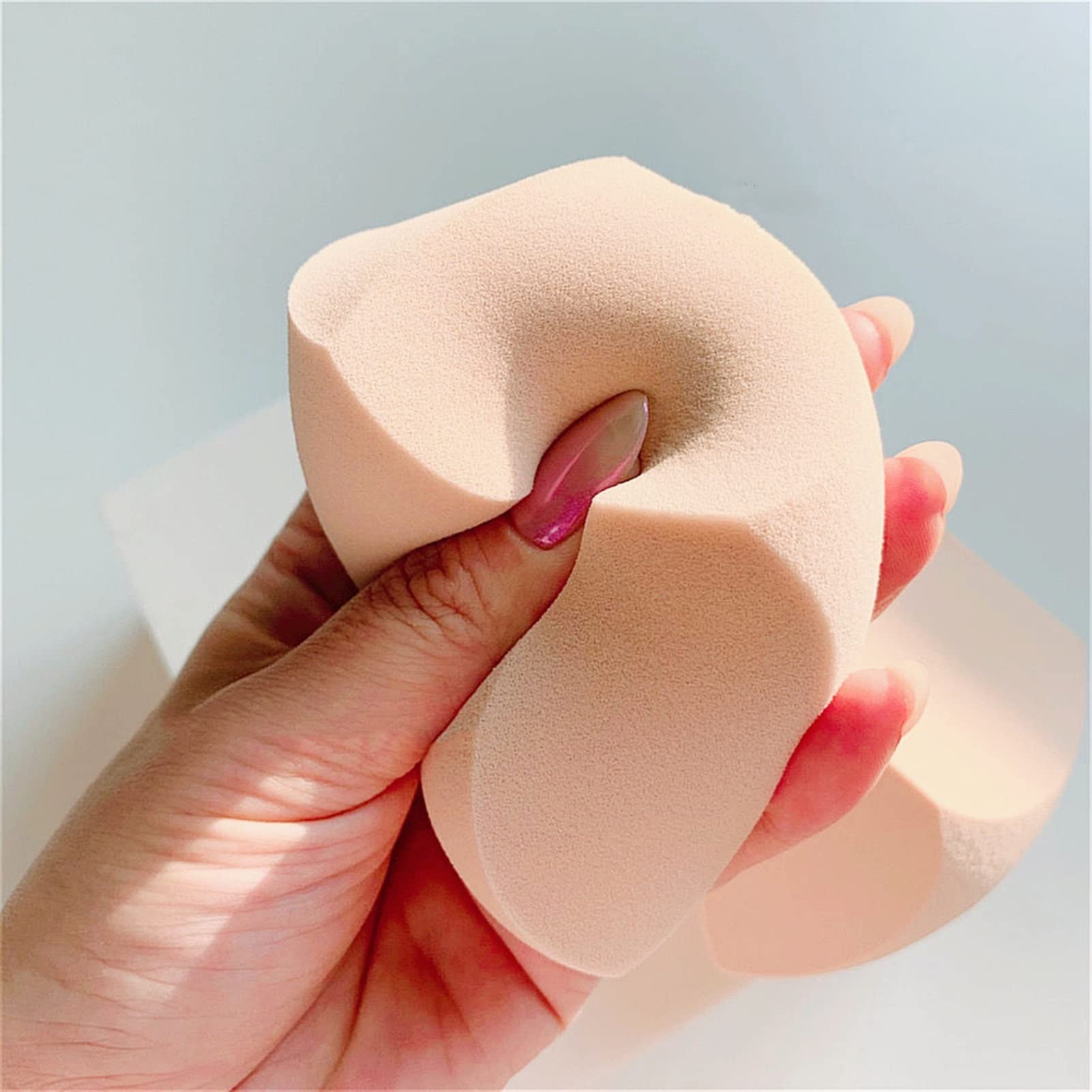 SHULLIN Make-up Schwämme – 6 Stück, Hautfarben, Für Foundation, BB-Creme, Puder, Waschbar