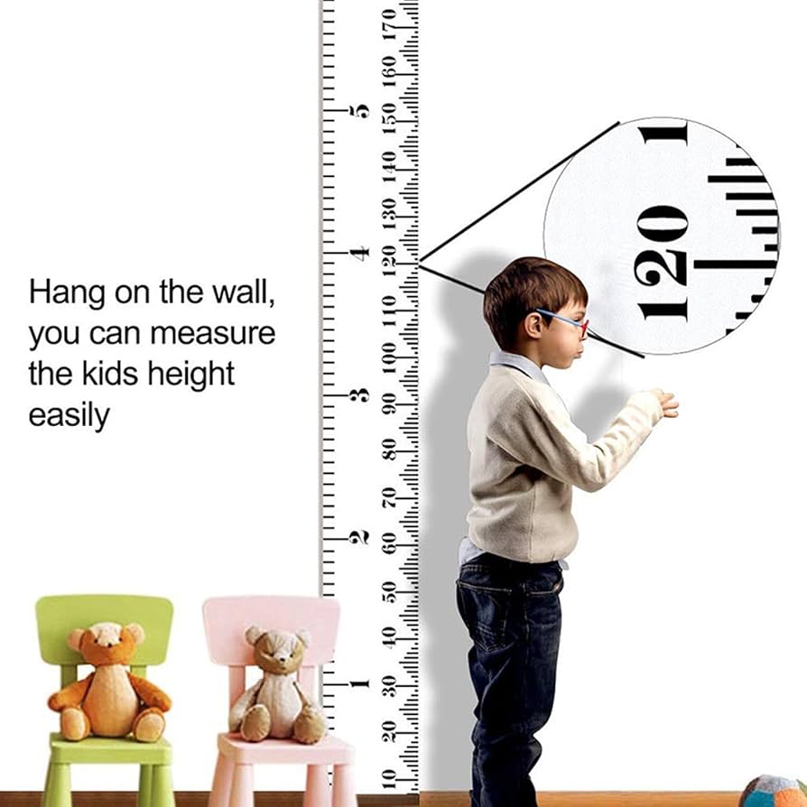 Amazon.co.jp: 子供身長計 壁掛け ウォールステッカー シンプル 木製