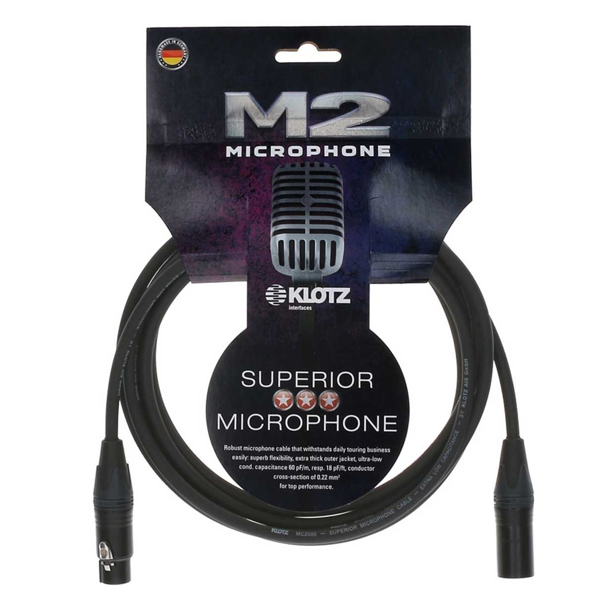 Amazon | KLOTZ クロッツ/M2FM1-1000 10m M2シリーズ マイクロホン  