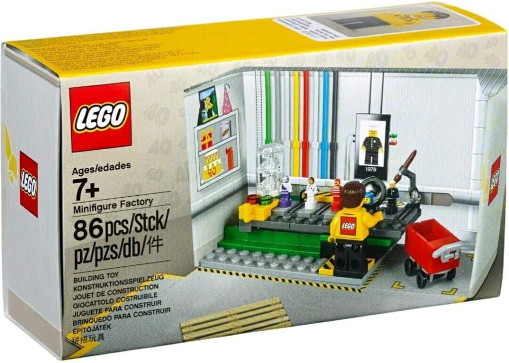 Colorful Plastic Minifigure Factory Building Set for Kids