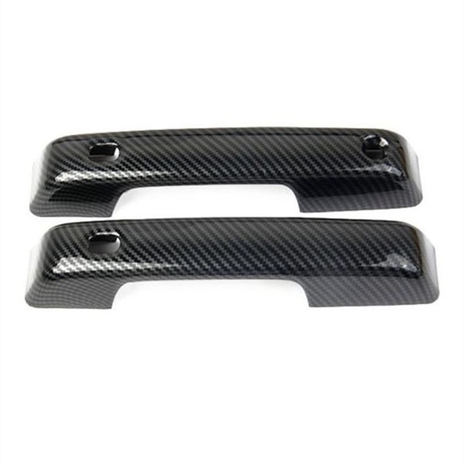 RINKTEEA Exterior Car Door Handle for F150 2021 2022 Car Carbon Fiber Side Front Door Handle Cover Trim Decorative Exterior Accessories 2PCS