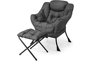 GORELAX Lazy Chair & Ottoman: Cozy Relaxation Redefined