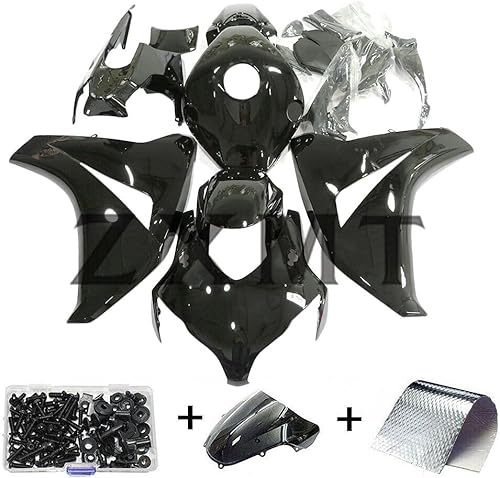 Miniatura 2 de ZXMT Motorcycle Fairing Kit Glossy Black Bodywork Fairings for Honda CBR 1000RR 2008 2009 2010 2011 (21 Pcs)