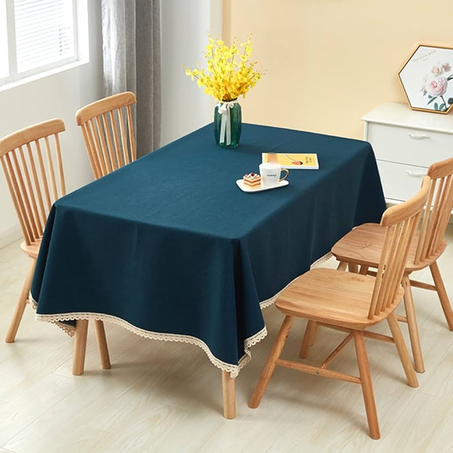 Amazon｜PIRNSDG テーブルクロス テーブルカバー 長方形 綿麻