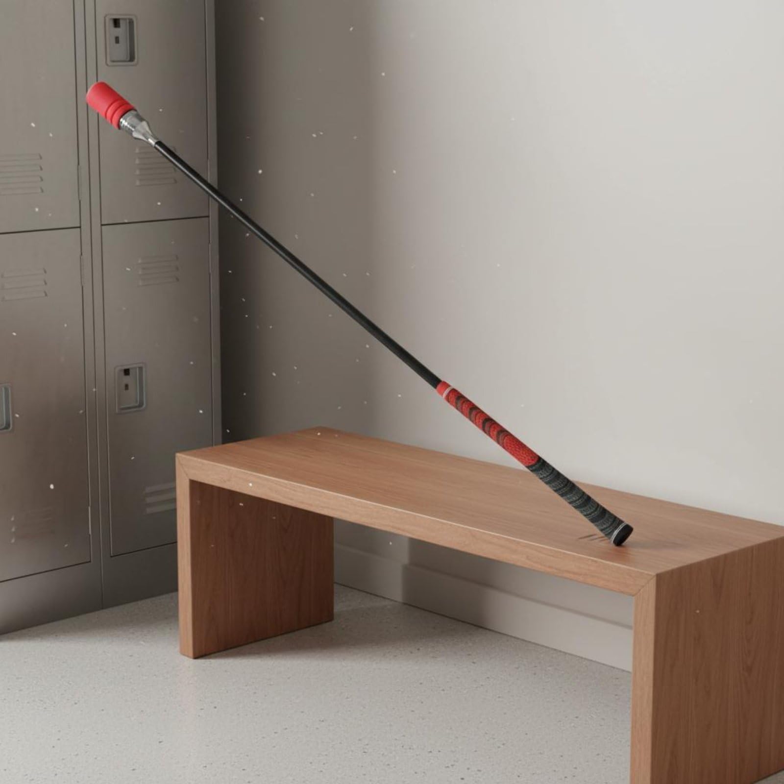 Golf Schwungtrainer Schläger Trainingshilfe Trainingsgerät Übungsstab mit Klickendem Und Kernkraft Stärkung Flexiblem Schaft Komfortabler Griffzone