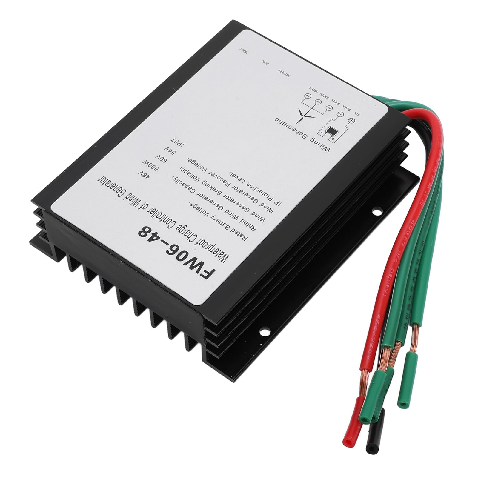 Controlador de Turbina Eólica MPPT 600w Aluminio IP67